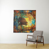 Glas in lood Beer Tapestry Wandkleed (In Situ (horizontaal))