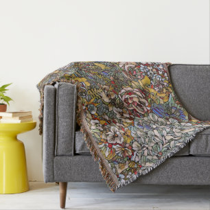 Glas in lood Botanische Bloemen Deken