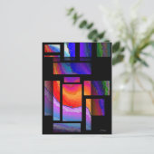 Glas in lood briefkaart (Staand voorkant)