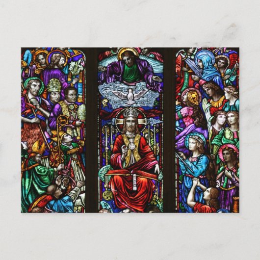 Glas in lood briefkaart (Voorkant)