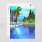 Glas in lood briefkaart (Voorkant / Achterkant)