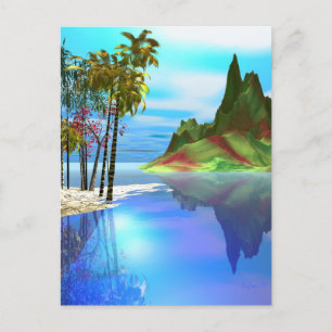 Glas in lood briefkaart