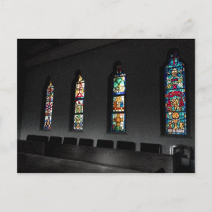 Glas in lood briefkaart