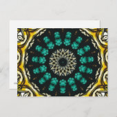 Glas in lood briefkaart (Voorkant / Achterkant)