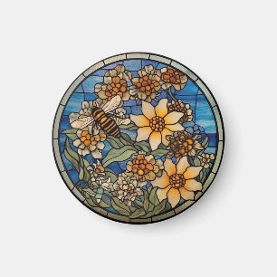 Glas in lood Bumblebee Magneet