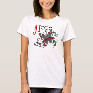 Glas in lood Butterfly Diabetes T-shirt
