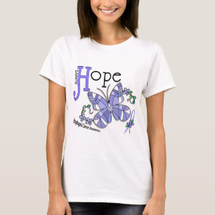 Glas in lood Butterfly Esophageal Cancer T-shirt