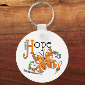 Glas in lood Butterfly Multiple Sclerosis Sleutelhanger (Voorkant)