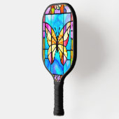 Glas in lood Butterfly Pickleball Paddle (Links)