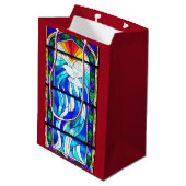 Glas in lood Church Window Heilige Geest Dove Medium Cadeauzakje (Achterkant Gekanteld)