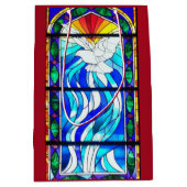 Glas in lood Church Window Heilige Geest Dove Medium Cadeauzakje (Voorkant)