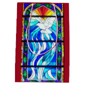 Glas in lood Church Window Heilige Geest Dove Medium Cadeauzakje (Achterkant)