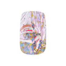 Glas in lood danser in vloeiende kleding