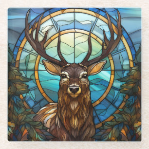 Glas in lood Deer Onderzetter