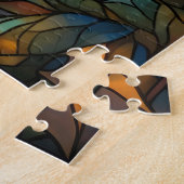 Glas in lood Deer Puzzel (Zijkant)