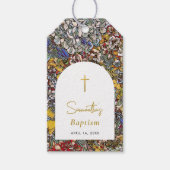 Glas in lood doopdoop gunst cadeaulabel (Voorkant)