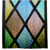 Glas in lood douchegordijn (Voorkant)