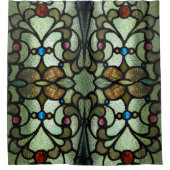 Glas in lood douchegordijn (Voorkant)