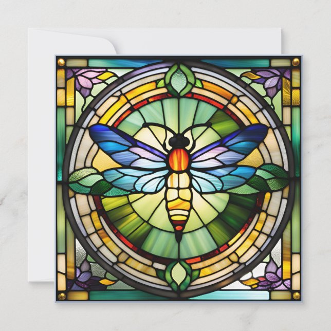 Glas in lood Dragonfly (Voorkant)