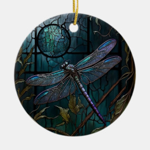 Glas in lood Dragonfly Shower Curtain Keramisch Ornament