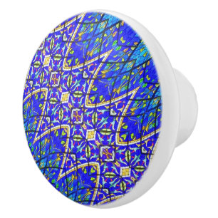 Glas in lood Drawer Keramische Knop