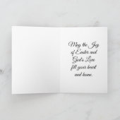 Glas in lood Easter Angel Feestdagen Kaart (Binnen)