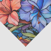 Glas in lood Effect Bloemen Decoupage Tissuepapier (Detail)