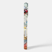 Glas-in-lood-effect van bijen Case-Mate iPhone case (Achterkant / Rechts)