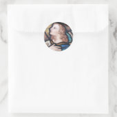 Glas-in-lood engel sticker (Tas)