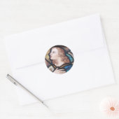 Glas-in-lood engel sticker (Envelop)