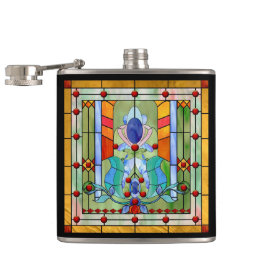 Glas in lood Fantasy Heupfles