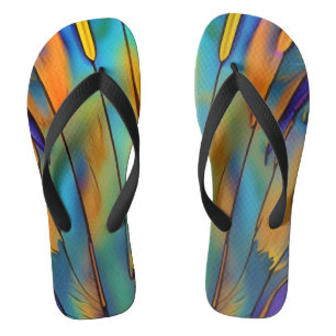 Glas in lood Feather AI Abstracte Art Teenslippers