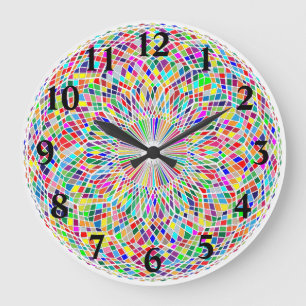 Glas in lood Fibonacci Grote Klok