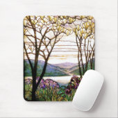 Glas in lood Floral Mousepad Muismat (Met muis)