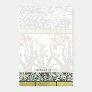 Glas in lood Flowers met Tan Border Post-it® Notes