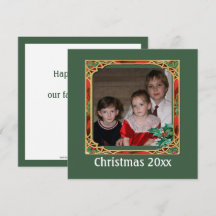  Glas in lood Foto Lijst Rood groen projectiel