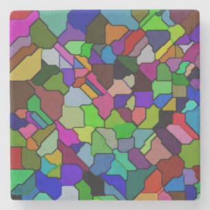 Glas in lood gekanteld Tegel marmeren Onderzetter