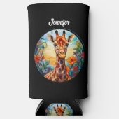 Glas in lood Giraffe gepersonaliseerd (Voorkant)