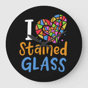 Glas in lood Glas in lood Artiest Grote Klok