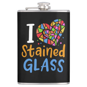 Glas in lood Glas in lood Artiest Heupfles
