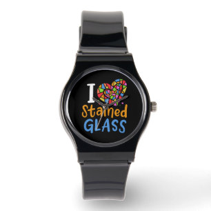 Glas in lood Glas in lood Artiest Horloge