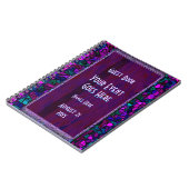 Glas in lood Glitter Guest Book Notitieboek (Linkerzijde)