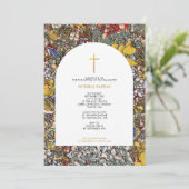 Glas in lood Grieks-orthodoxe doop Kaart (Staand voorkant)