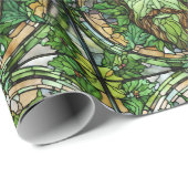 Glas in lood Groen Man inpakpapier (Rol Hoek)