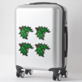 Glas in lood Holly en Berries Kit Sticker (Koffer)