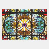 Glas in lood inpakpapier vel (Voorkant 2)