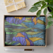 Glas in lood Iris 2D Tissuepapier (Geschenk)