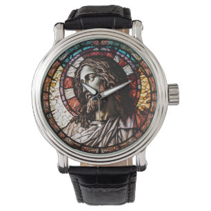 Glas in lood Jesus Design Wrist Watch Horloge