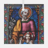 Glas in lood kerglas sierglas ornament (Voorkant)