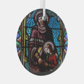 Glas in lood kerkvenster  ornament (Voorkant Rechts)